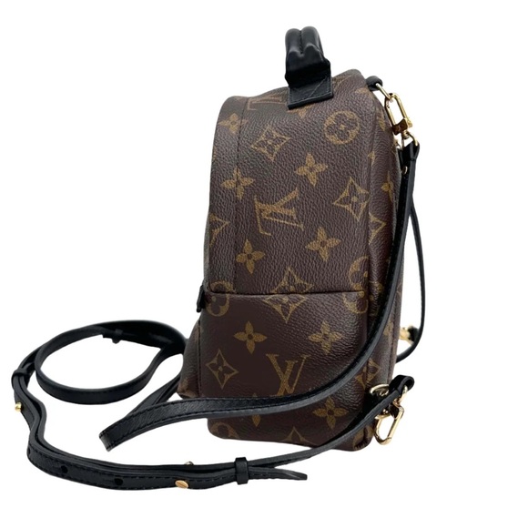 Authentic LOUIS VUITTON Monogram Palm Springs Backpack Mini - Picture 3 of 6